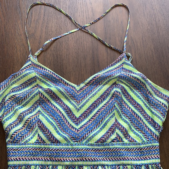 Alya Funky Maxi Dress. Size L. Crisscross back. - Picture 2 of 10